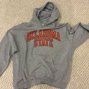 Oklahoma State Gray Sweatshirt Hoodie, Unisex, XL